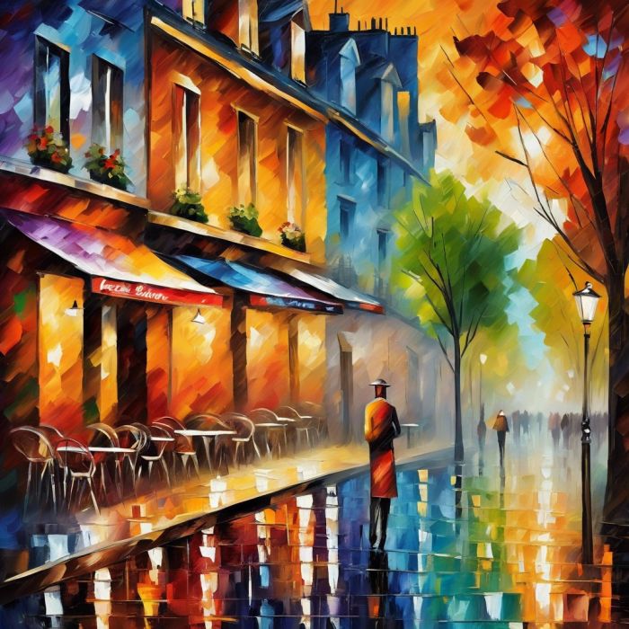 Mixed Media Painting By Leonid Afremov Studio