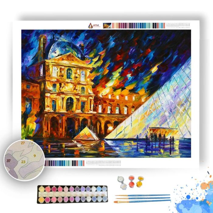 LOUVER MUSSEUM - Paint By Numbers Full Kit