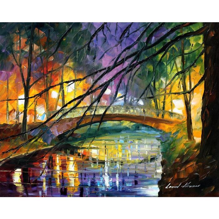 ENIGMATIC BRIDGE - Limited Edition 1/25 by Leonid Afremov