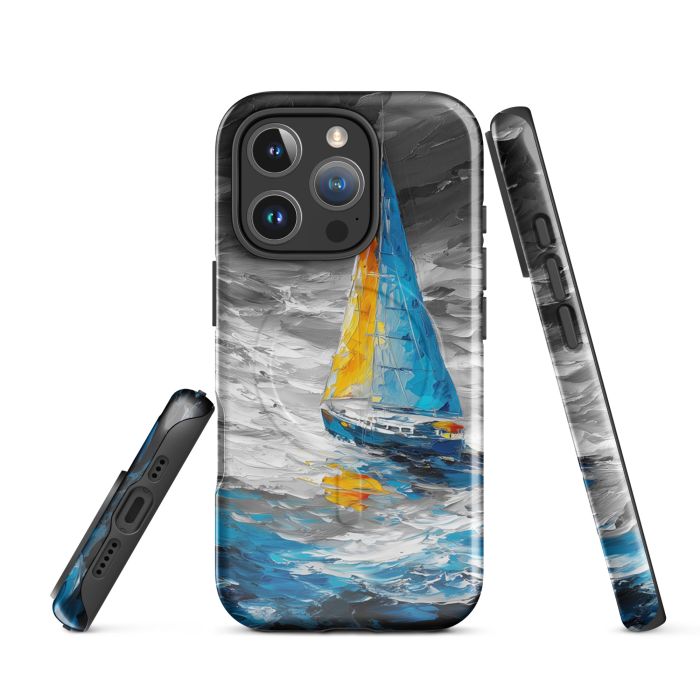 AZURE AEGIS B&W - MagSafe iPhone 16 Pro phone case