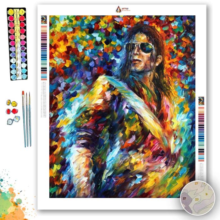 MICHAEL JACKSON - Paint By Numbers Full Kit