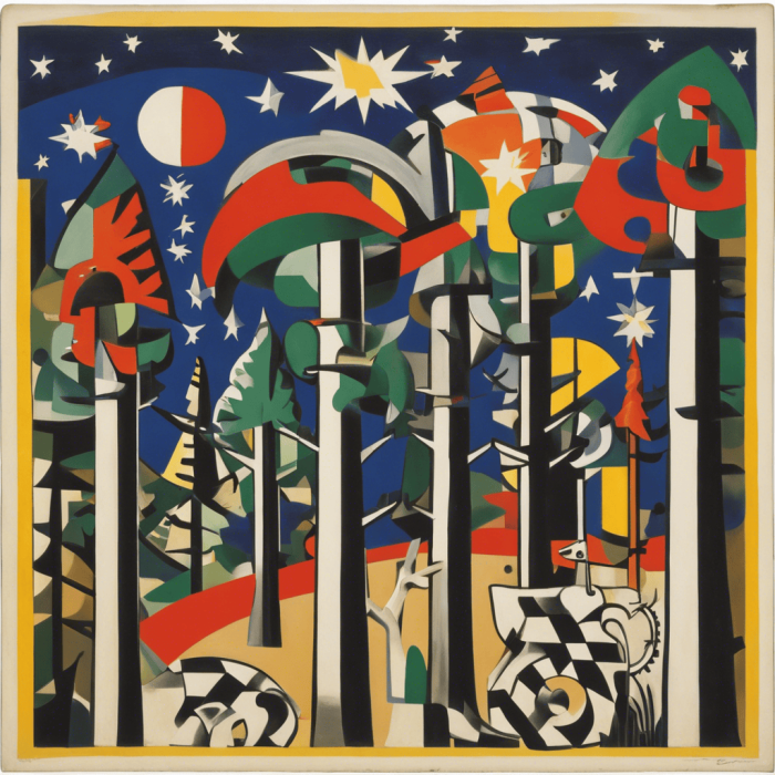 MIDNIGHT FOREST MOSAIC DREAMS