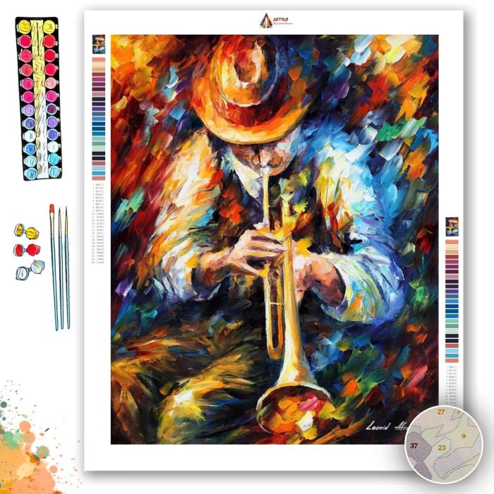 MOOD INDIGO - Paint By Numbers Full Kit