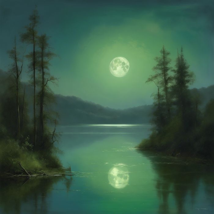 MOONLIT LAKE REFLECTIONS WHISPER