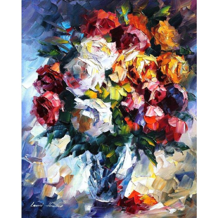 oil paintings roses, paint roses on oil canvas