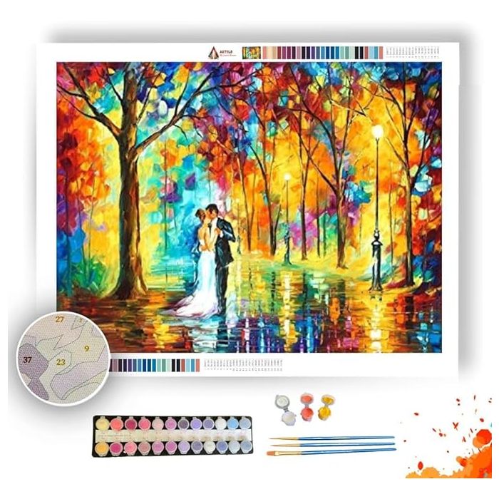 RAINY WEDDING - Paint by Numbers Full Kit