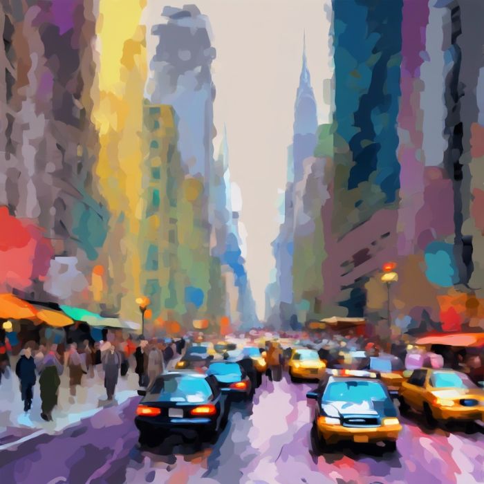 RAINY DAY IN NEW YORK CITY