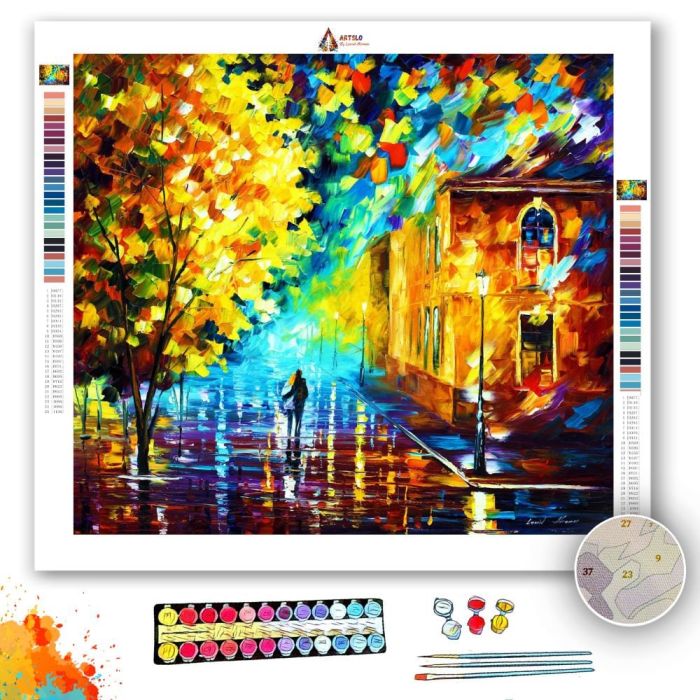 ROMANTIC STROLL - Paint By Numbers Full Kit