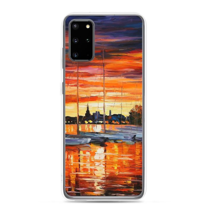 HELSINKI - SAILBOATS AT THE YACHT CLUB - Samsung Galaxy S20 Plus phone case