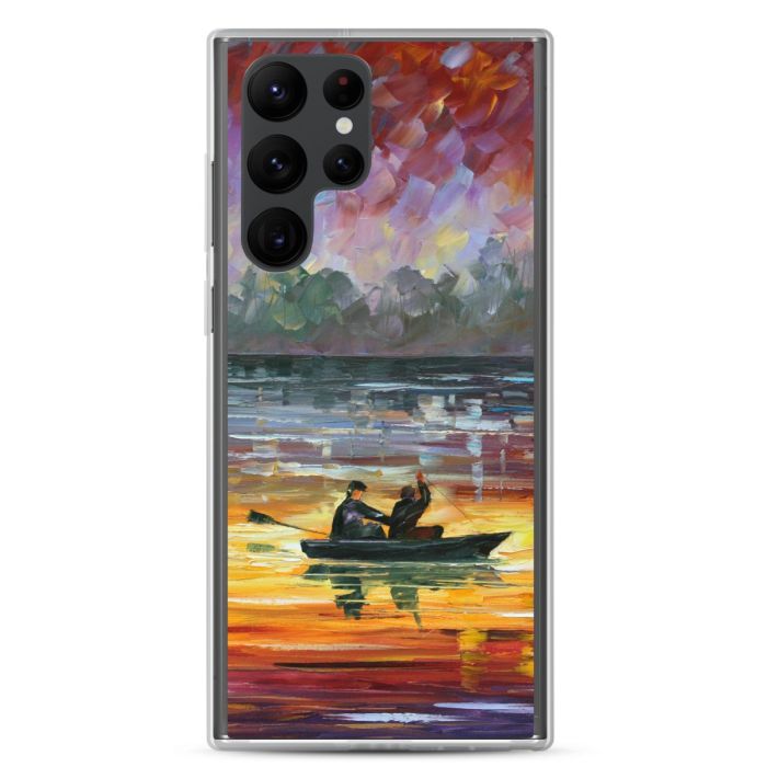 NIGHT LAKE FISHIING - Samsung Galaxy S22 Ultra phone case