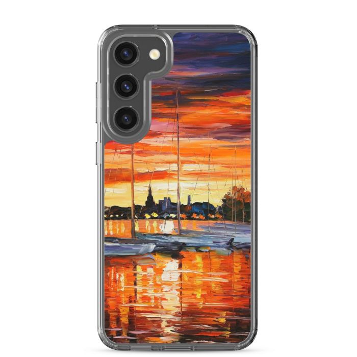 HELSINKI - SAILBOATS AT THE YACHT CLUB - Samsung Galaxy S23 Plus phone case