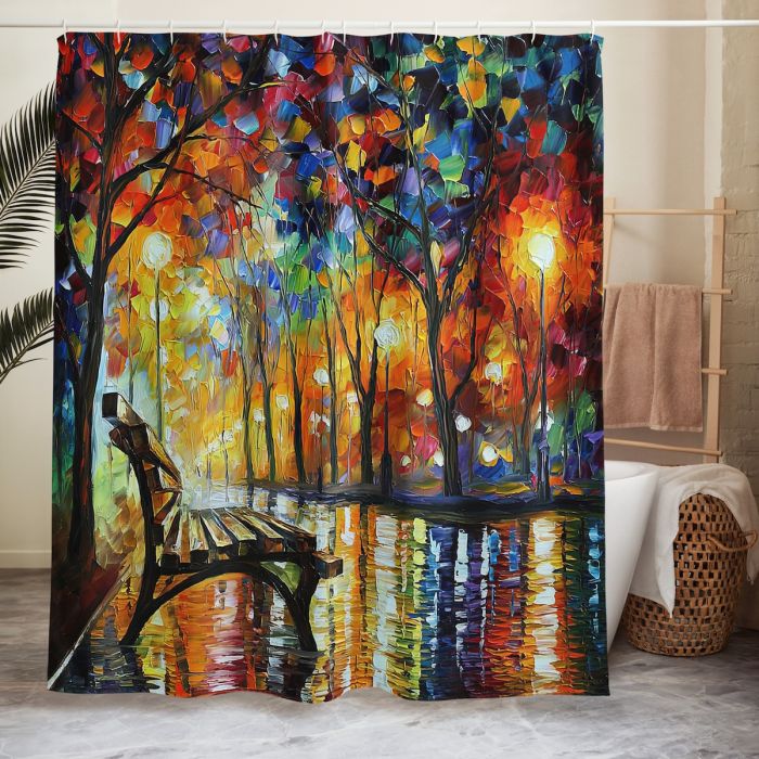 THE LONELINESS OF AUTUMN - Shower curtain
