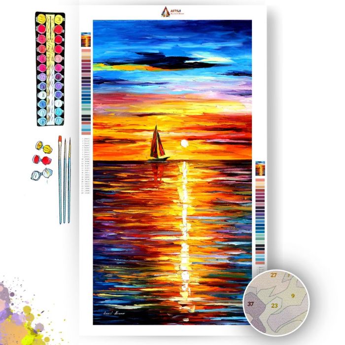 SEA REFLECTIONS - Paint By Numbers Full Kit