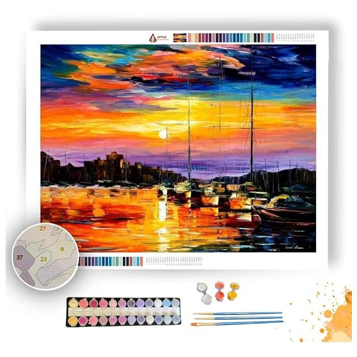 SICILY, MESSINA - Paint by Numbers Full Kit