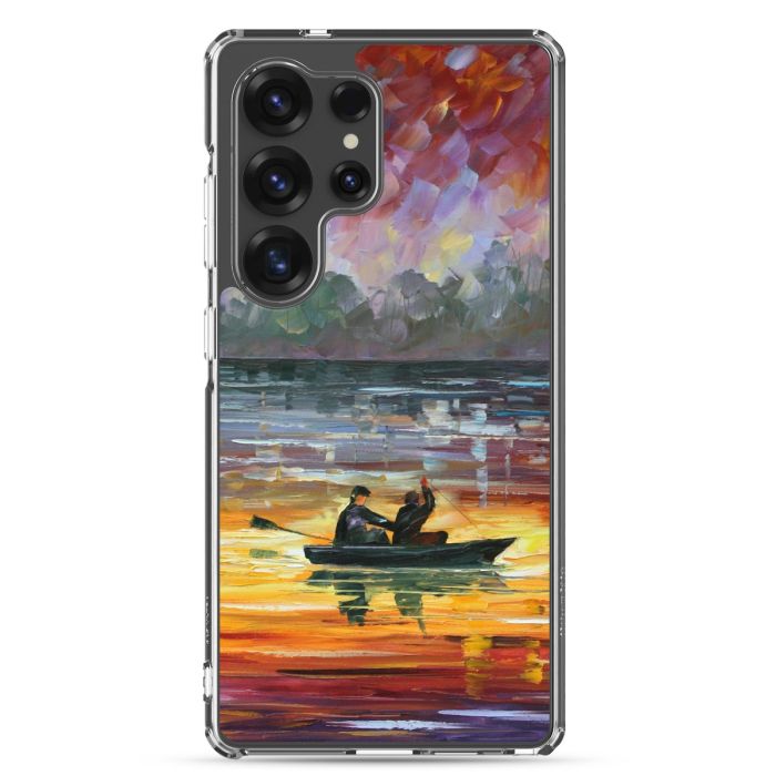 NIGHT LAKE FISHING - Samsung Galaxy S25 Ultra phone case
