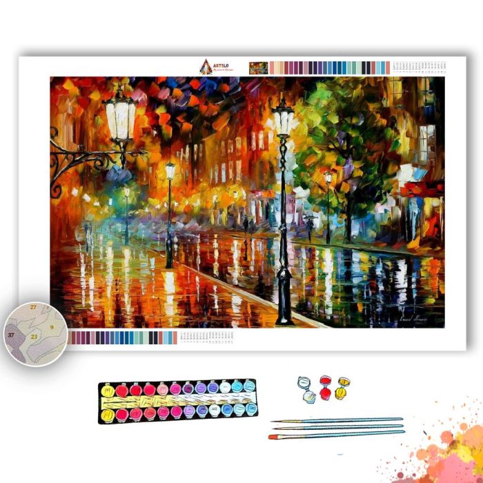 STREET OF ILLUSIONS - Paint By Numbers Full Kit