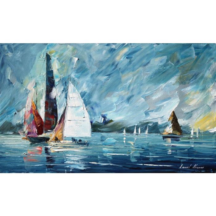 regatta painting, regatta paintings, regatta oil painting