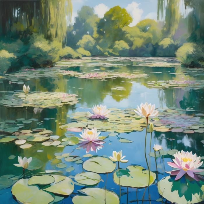 Sunlit Pond