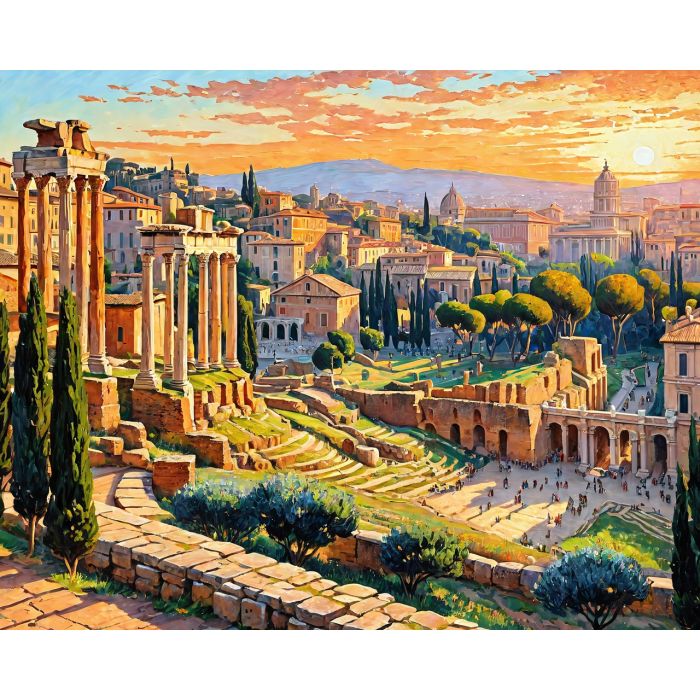 oil painting, hand-painted artwork, oil on canvas