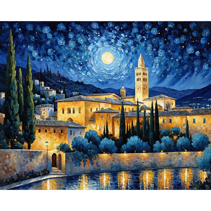 oil painting, hand-painted artwork, oil on canvas