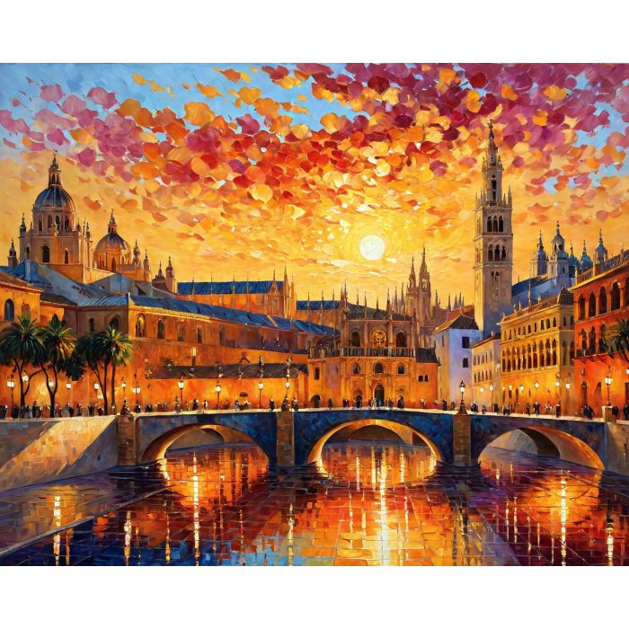 oil painting, hand-painted artwork, oil on canvas