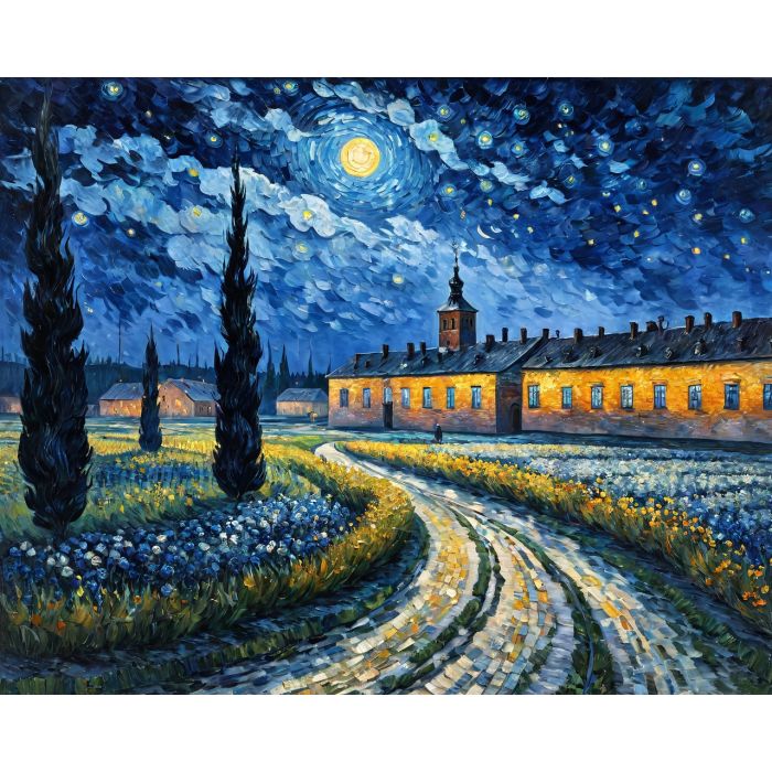 oil painting, hand-painted artwork, oil on canvas