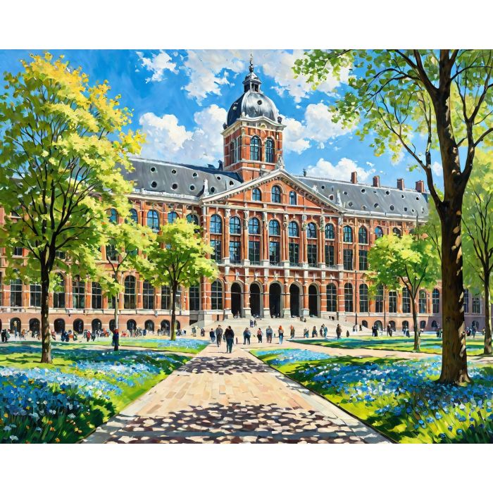 oil painting, hand-painted artwork, oil on canvas