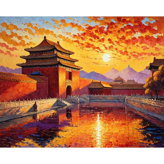 oil painting, hand-painted artwork, oil on canvas