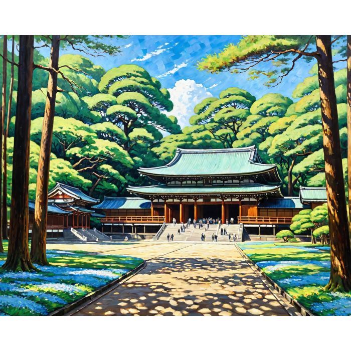 oil painting, hand-painted artwork, oil on canvas