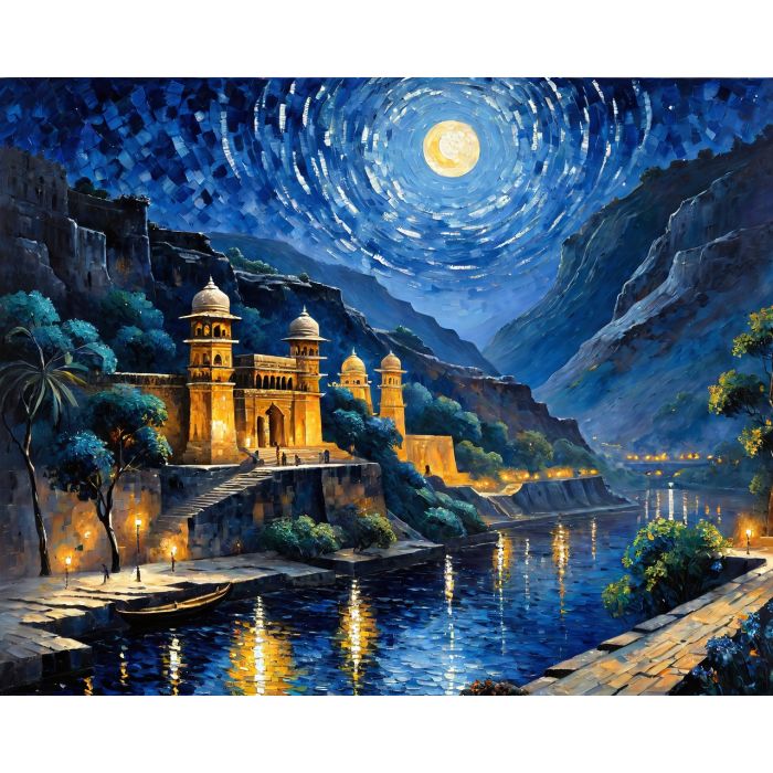 oil painting, hand-painted artwork, oil on canvas