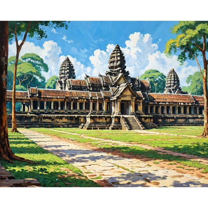 oil painting, hand-painted artwork, oil on canvas