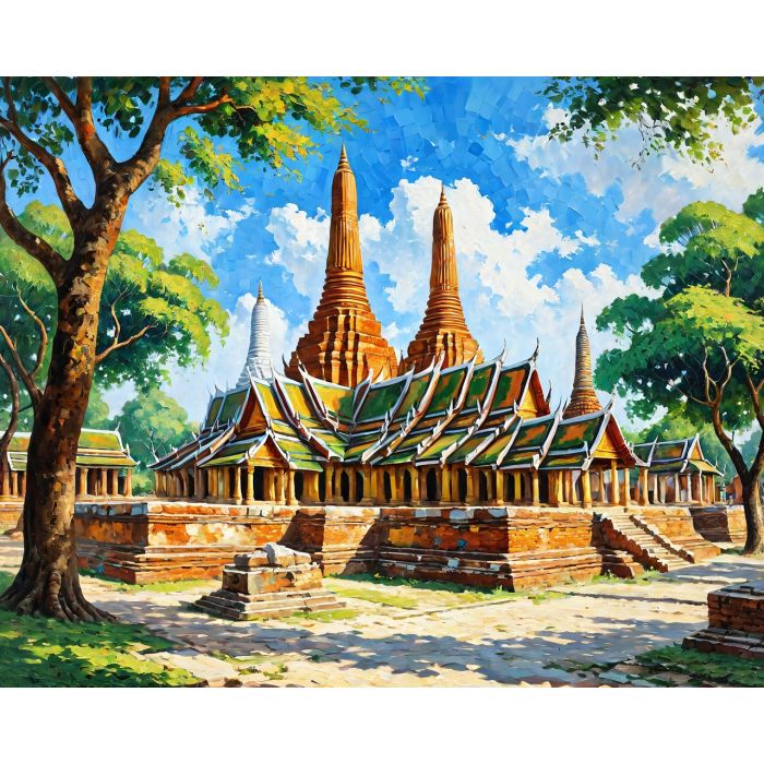 oil painting, hand-painted artwork, oil on canvas