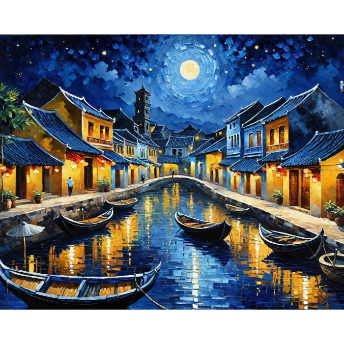 oil painting, hand-painted artwork, oil on canvas