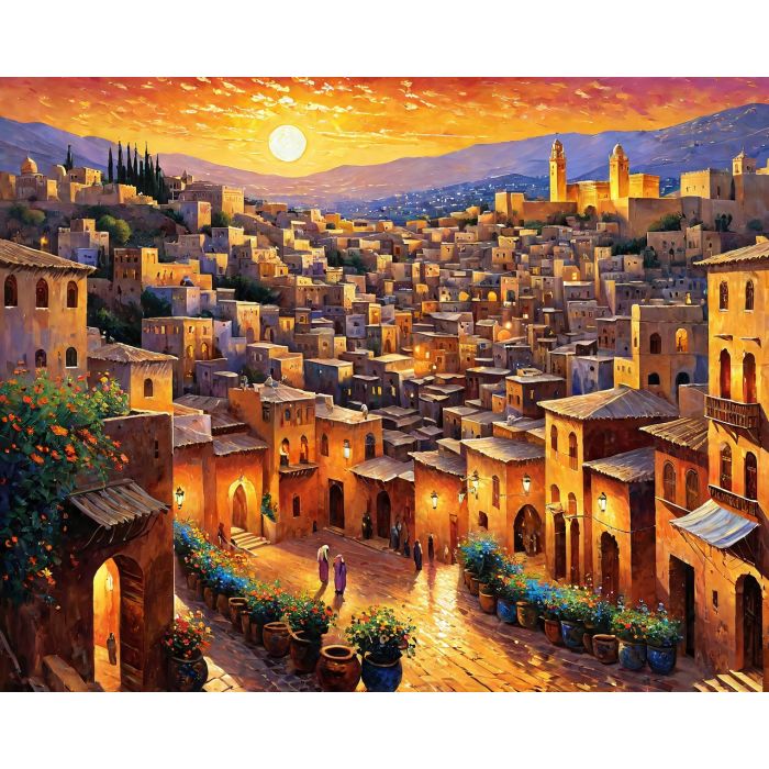 oil painting, hand-painted artwork, oil on canvas