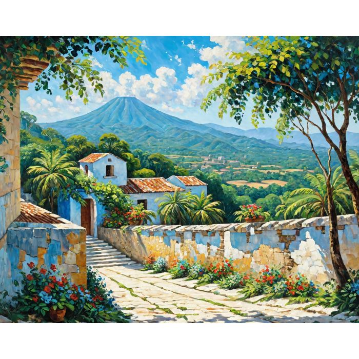 oil painting, hand-painted artwork, oil on canvas