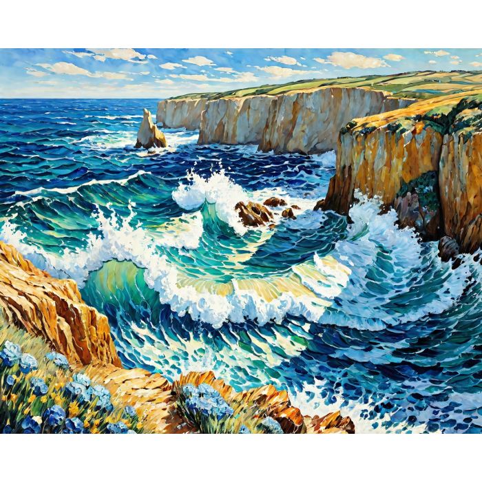 oil painting, hand-painted artwork, oil on canvas