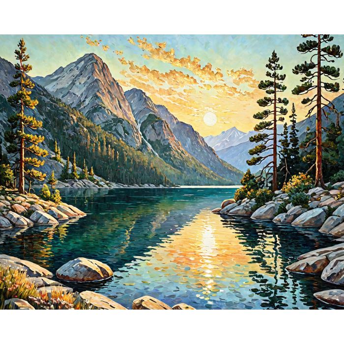 Sunset over Lake McArthur