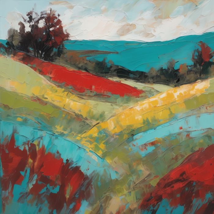 oil painting, hand-painted artwork, oil on canvas