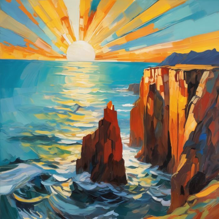 oil painting, hand-painted artwork, oil on canvas