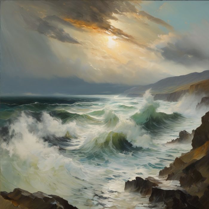 oil painting, hand-painted artwork, oil on canvas