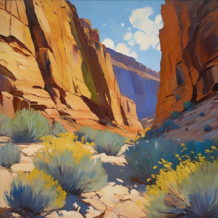 oil painting, hand-painted artwork, oil on canvas