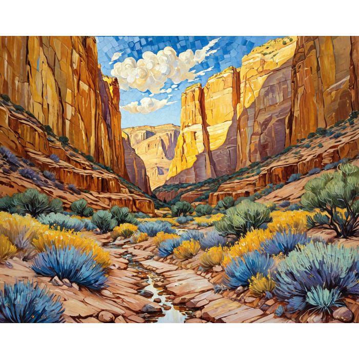 oil painting, hand-painted artwork, oil on canvas