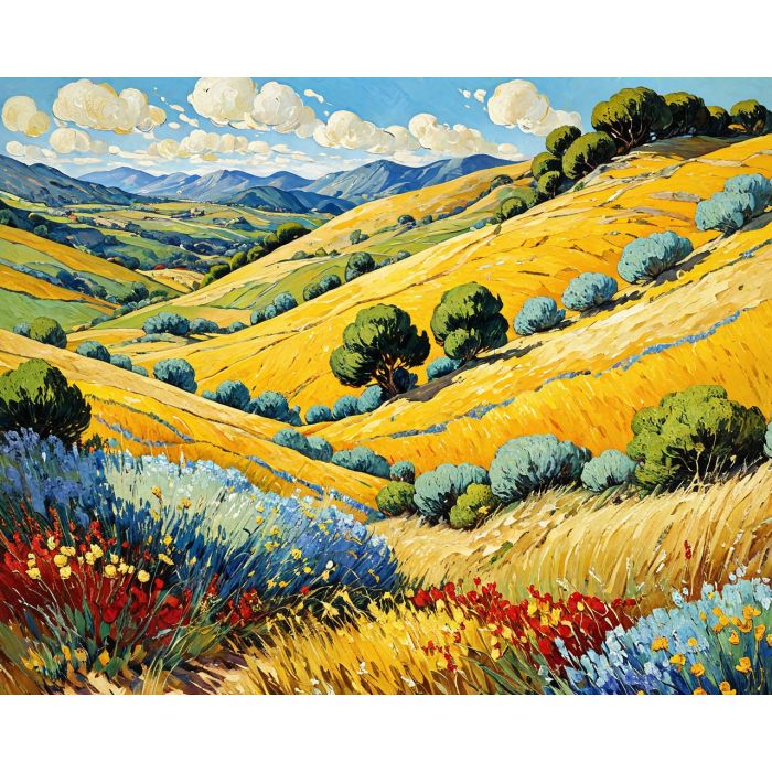 oil painting, hand-painted artwork, oil on canvas