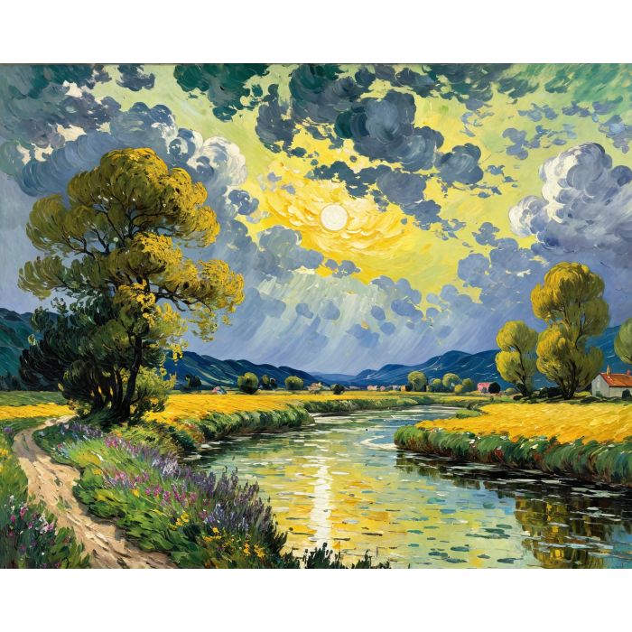 oil painting, hand-painted artwork, oil on canvas