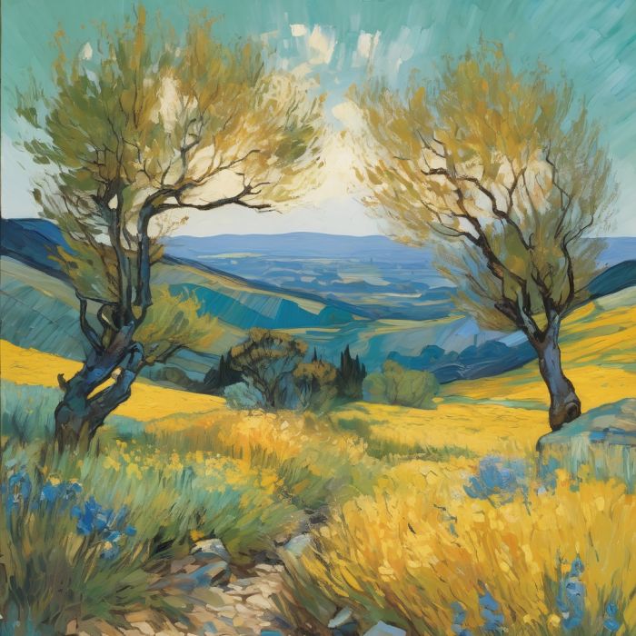 oil painting, hand-painted artwork, oil on canvas