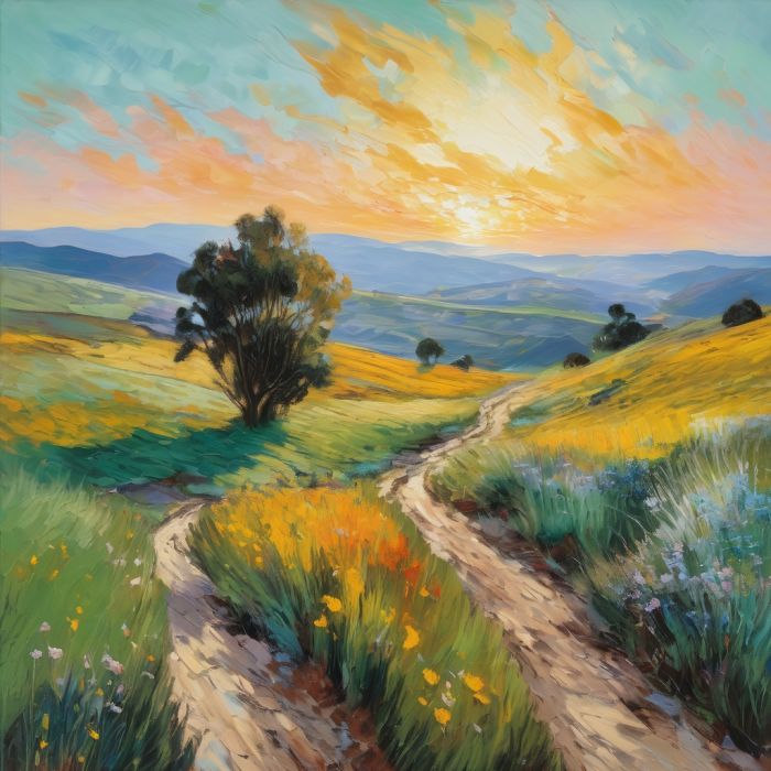 oil painting, hand-painted artwork, oil on canvas