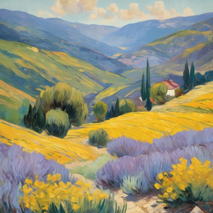 oil painting, hand-painted artwork, oil on canvas