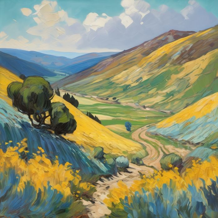 oil painting, hand-painted artwork, oil on canvas