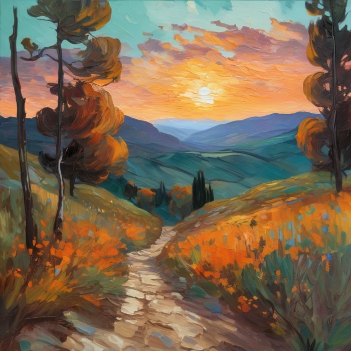 oil painting, hand-painted artwork, oil on canvas