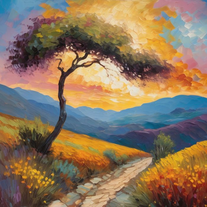 oil painting, hand-painted artwork, oil on canvas